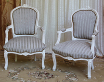 Fauteuil Cabriolet de Style Louis XV